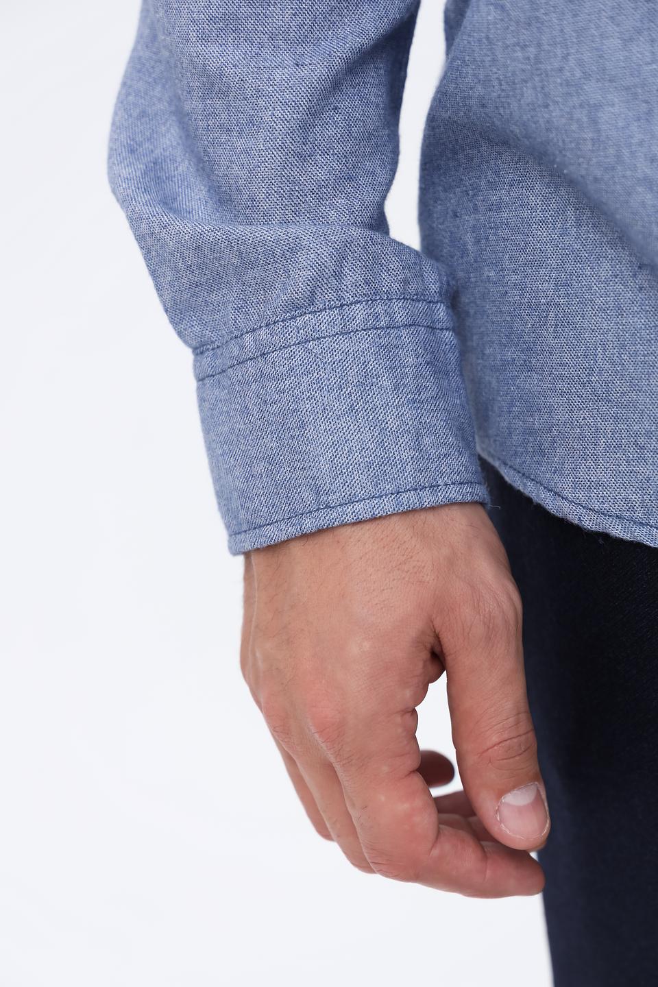 Рубашка Basefield мужская голубая