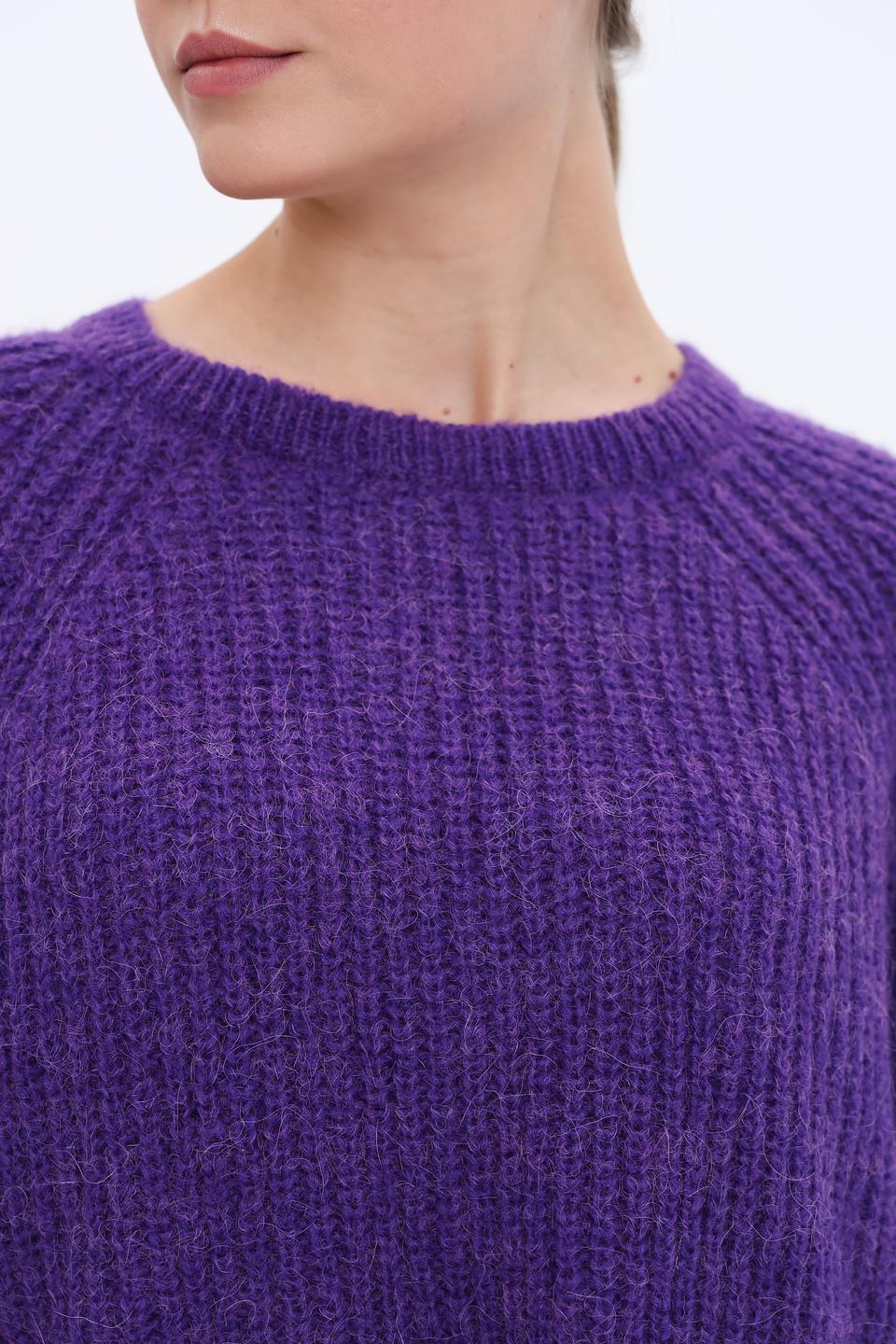 Пуловер SE Stenau фиолетовый