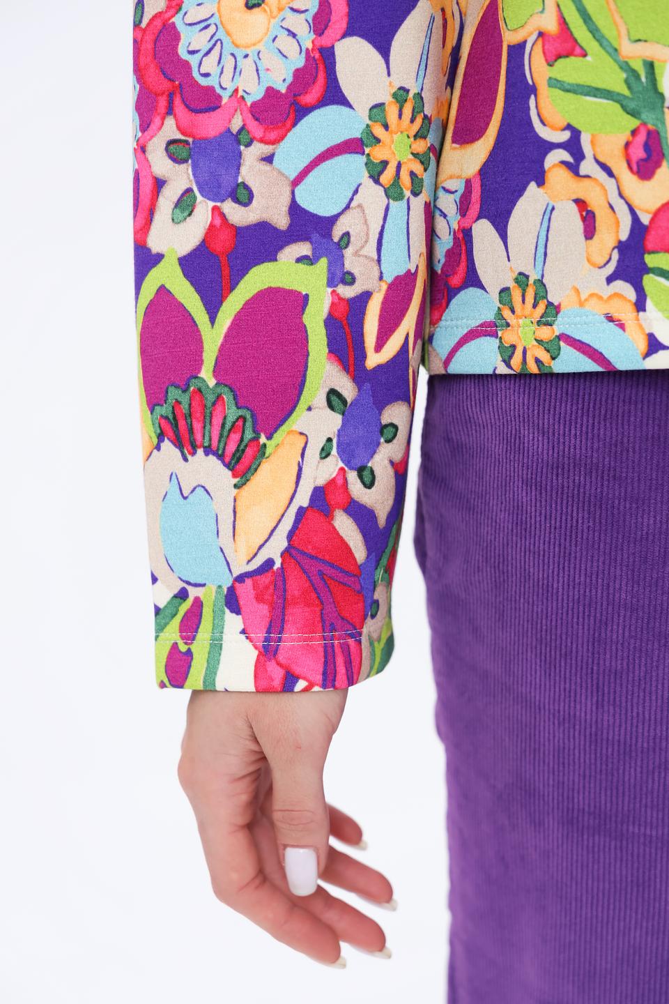 Пуловер Rich and Royal цветочный