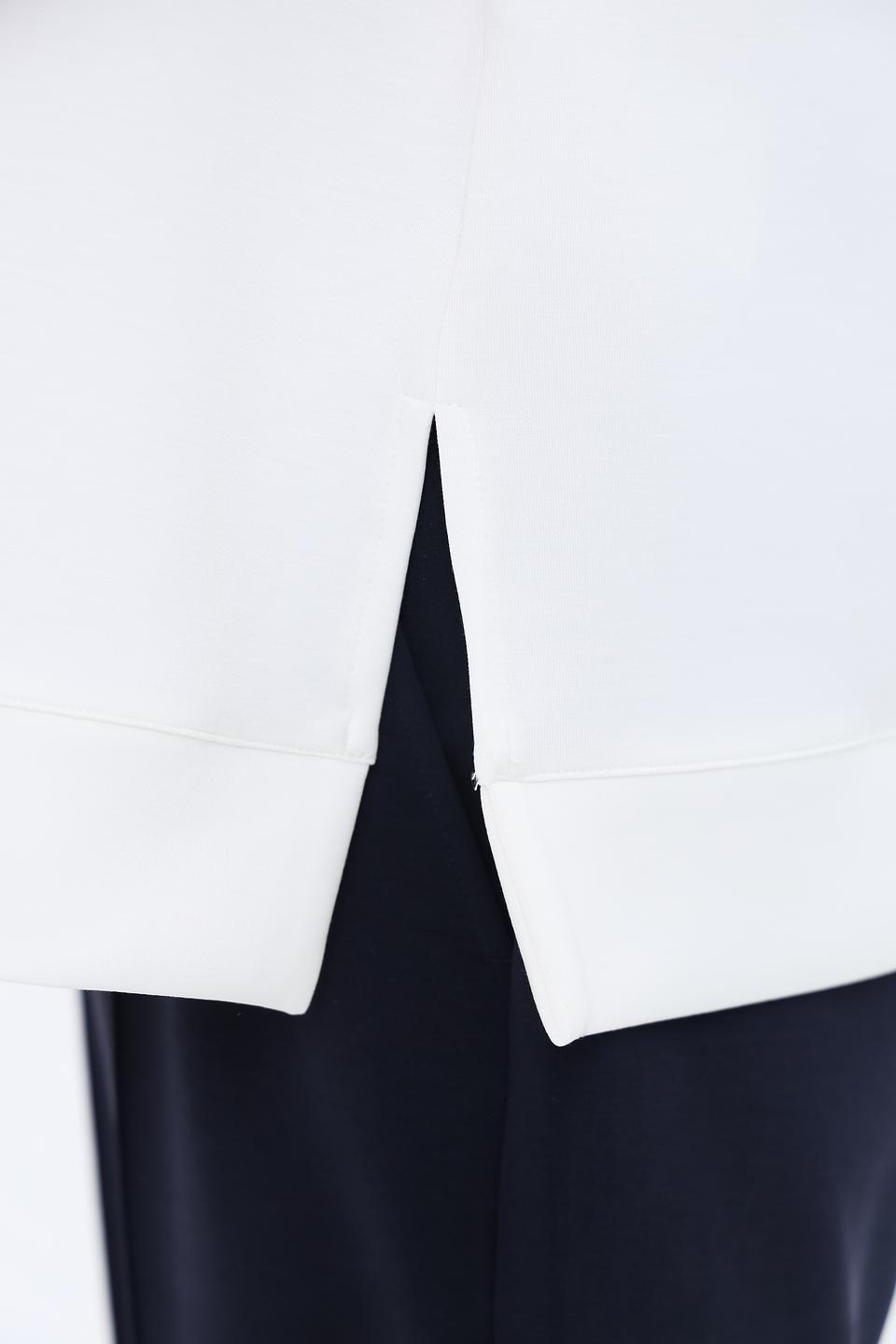 Пуловер Rich and Royal с принтом белый