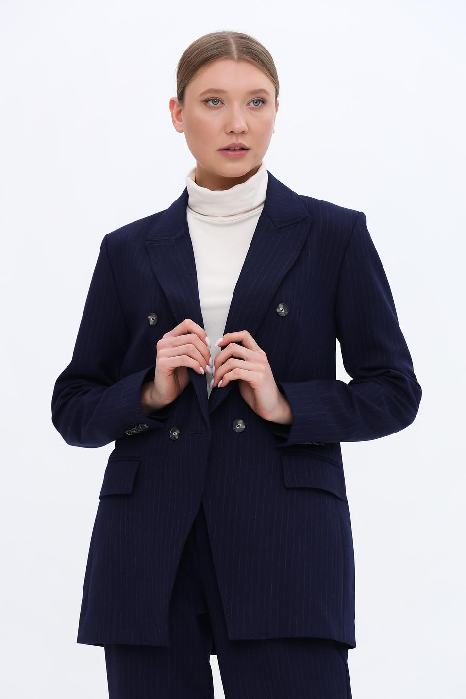 Жакет Rich and Royal приталенный синий