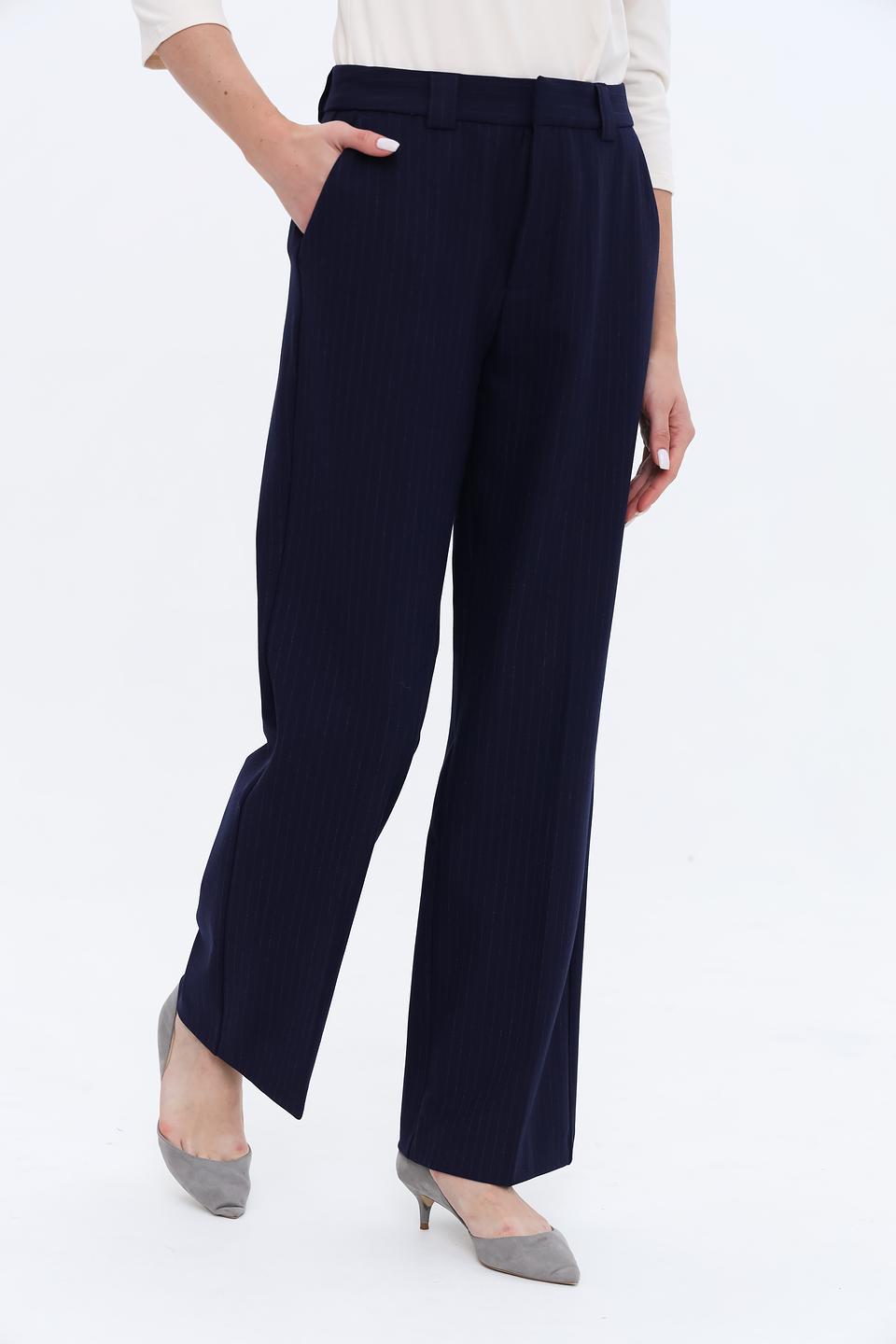 Брюки классические Rich and Royal темно-синие