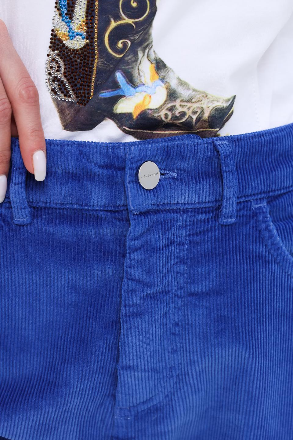 Брюки вельветовые Rich and Royal синие