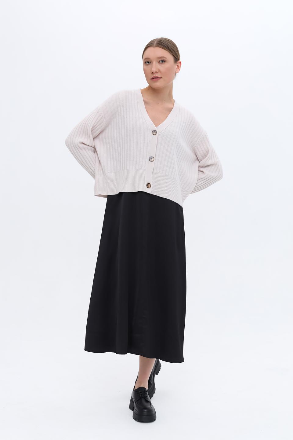 Кардиган Catnoir вязаный бежевый