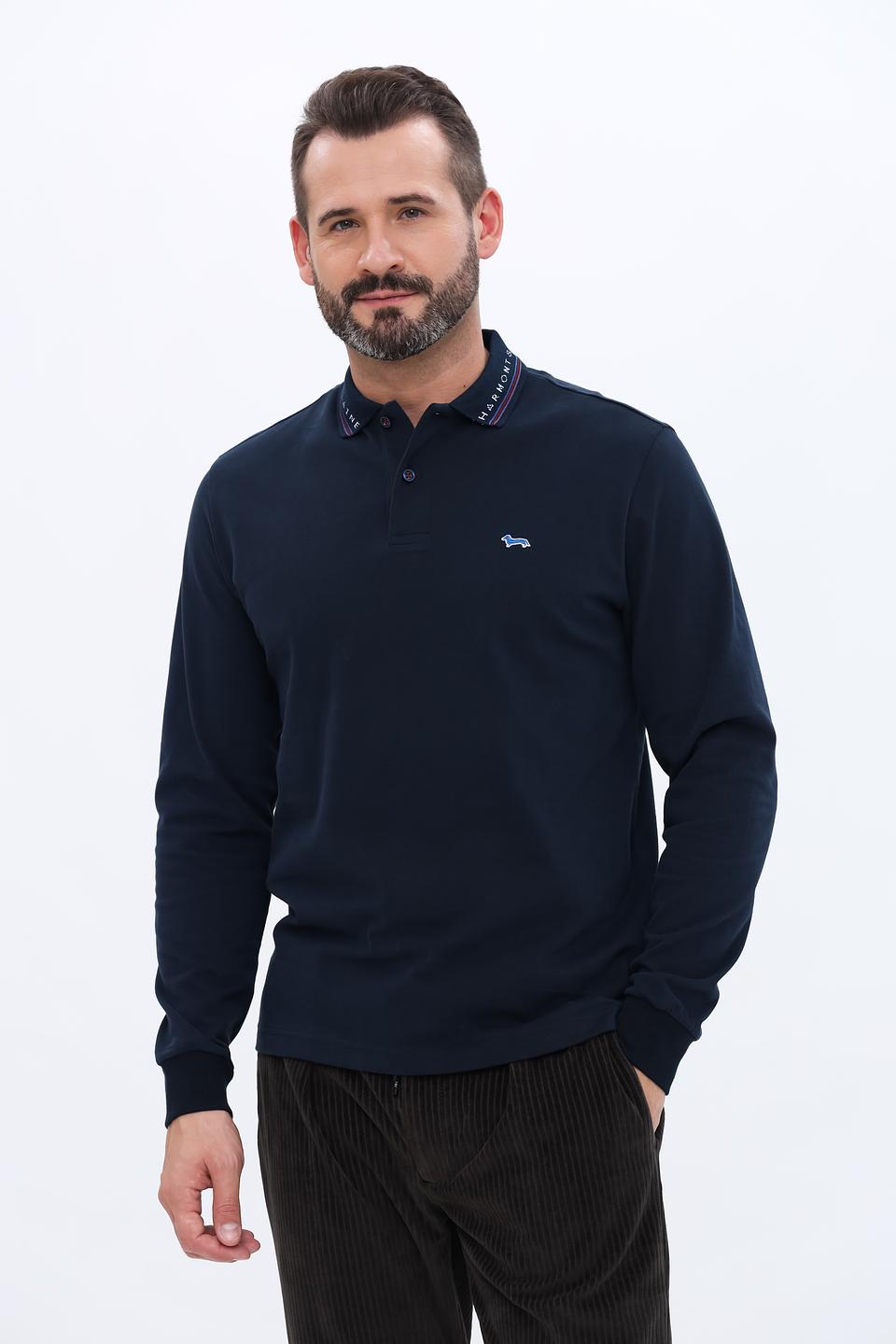 Поло-джемпер Harmont & Blaine синий