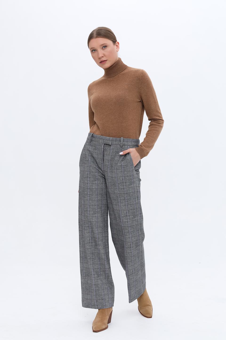 Водолазка Leo & Ugo кашемировая коричневая