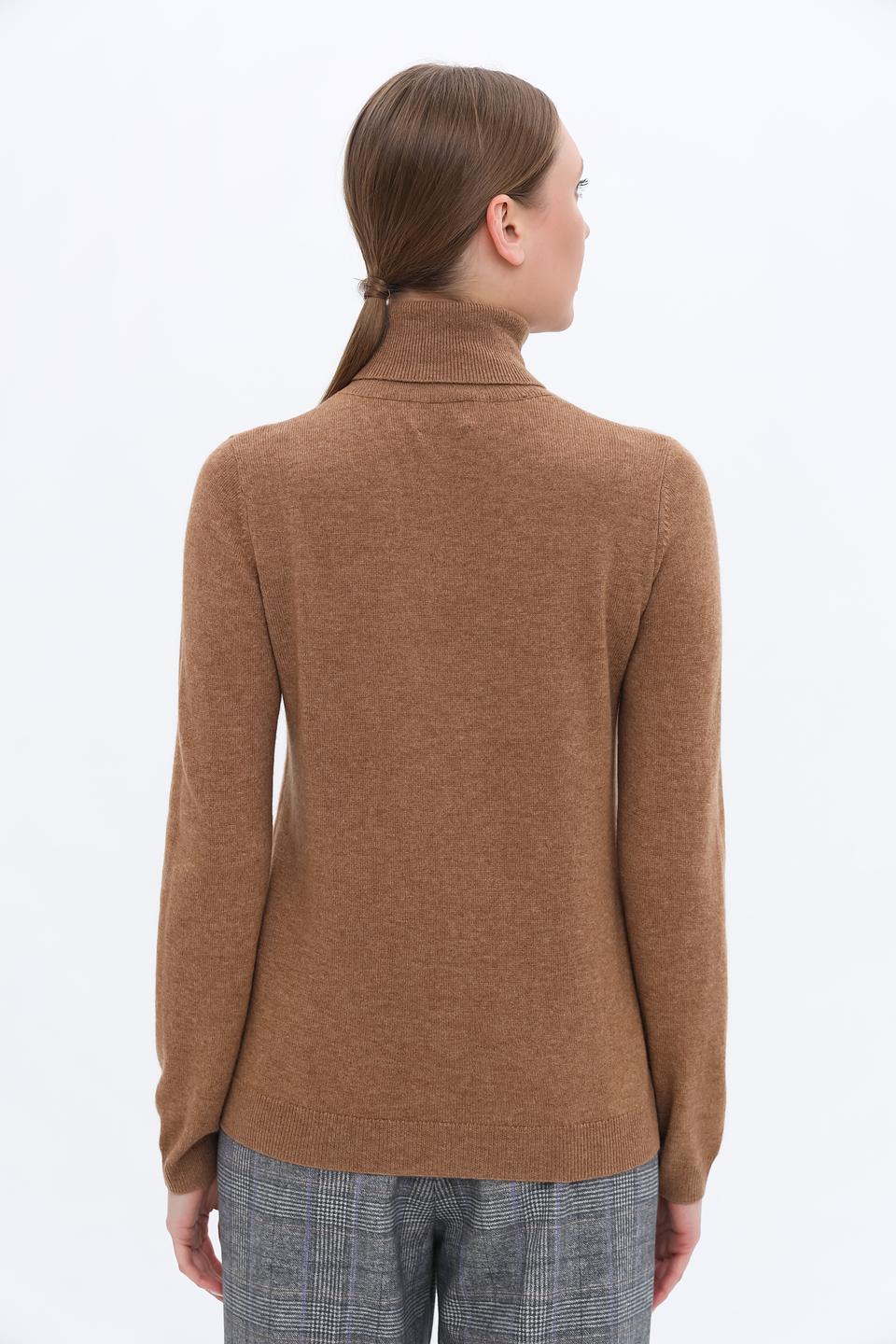 Водолазка Leo & Ugo кашемировая коричневая