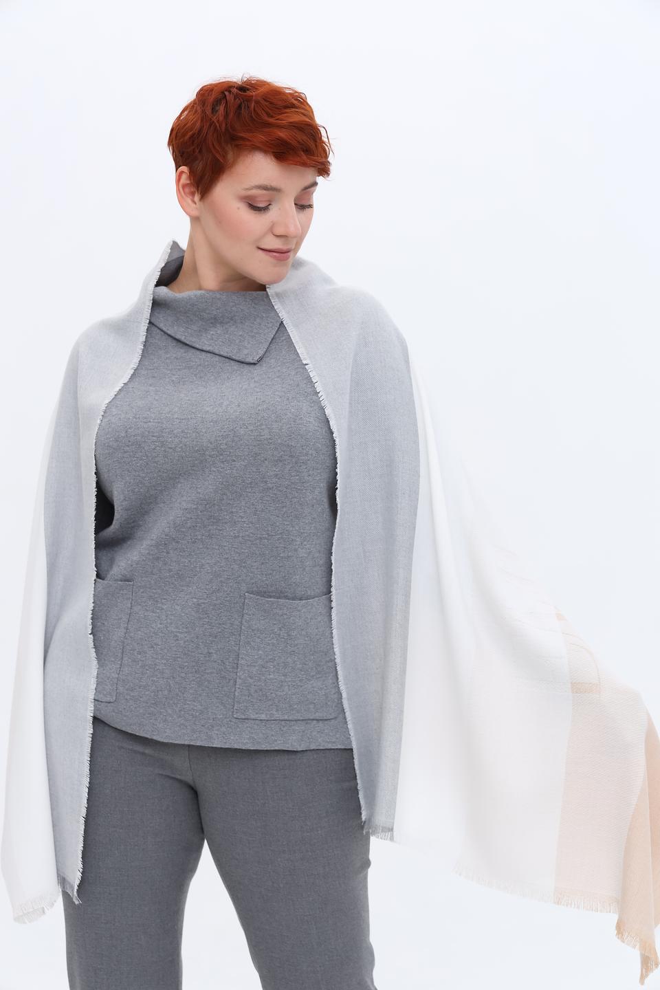 Шарф Emporio Armani двухцветный