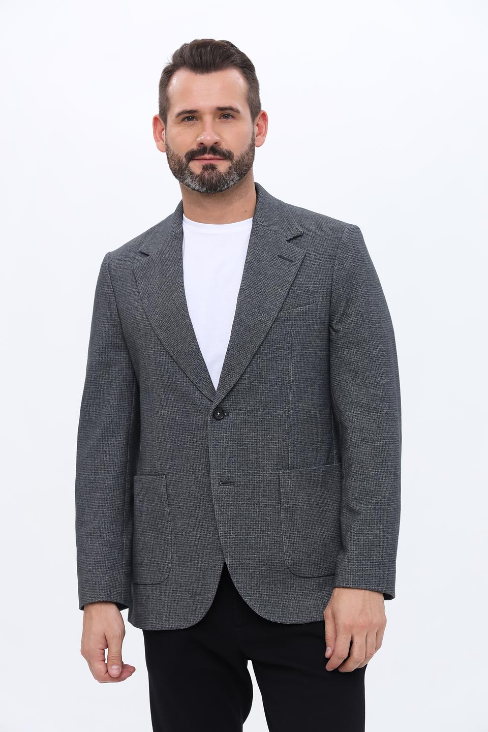 Пиджак Circolo 1901 в клетку серый