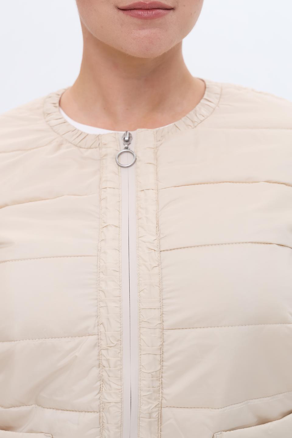 Жакет Olsen стеганый бежевый