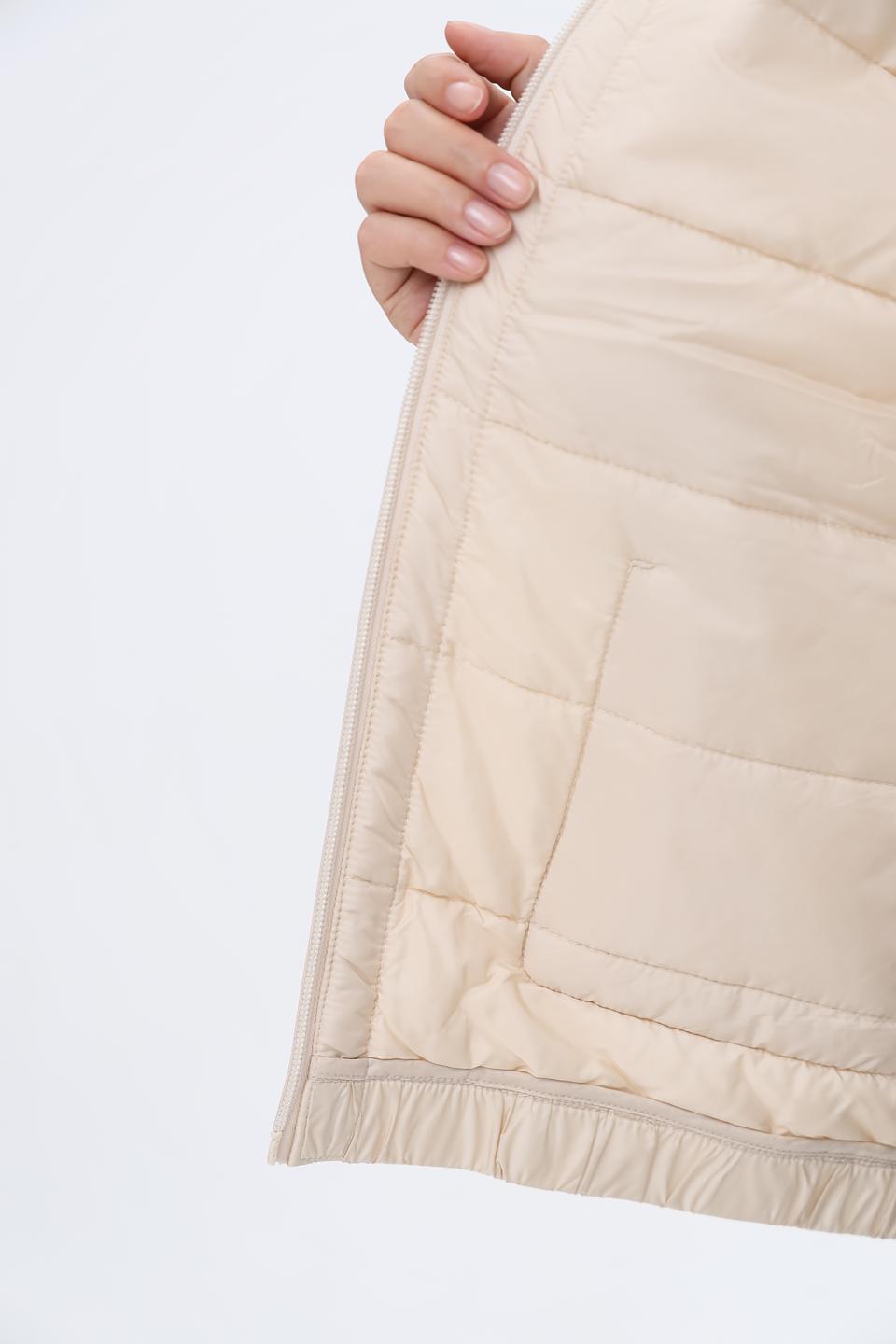 Жакет Olsen стеганый бежевый