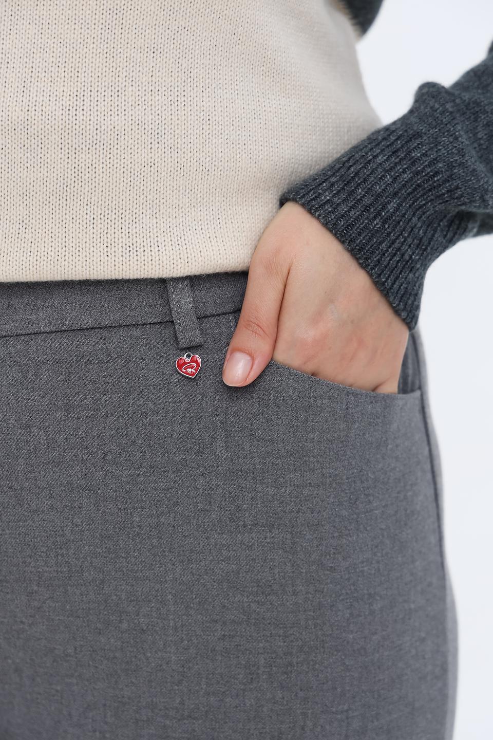 Брюки Relaxed by Toni серые