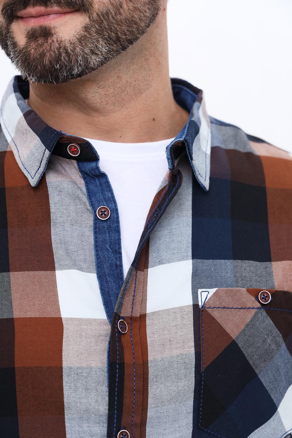 Рубашка Time Zone в клетку