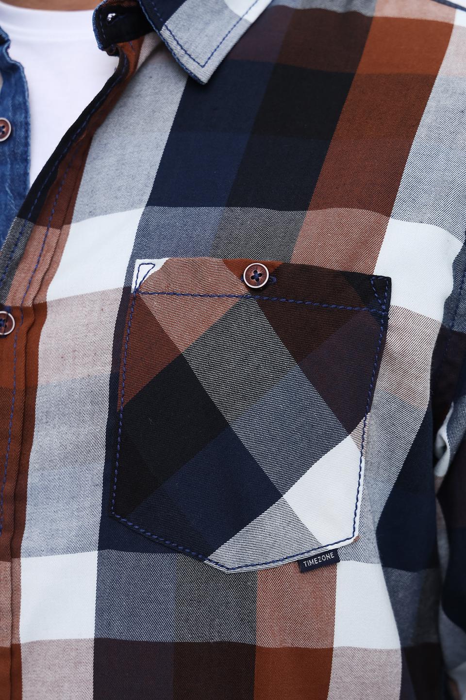 Рубашка Time Zone в клетку