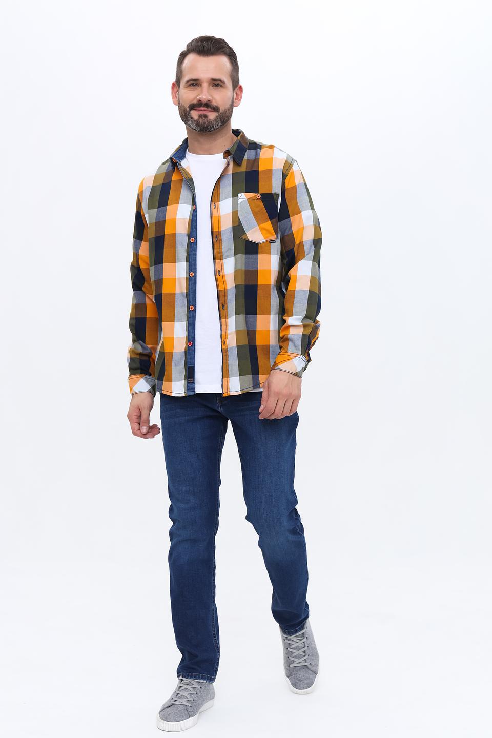 Рубашка Time Zone в клетку