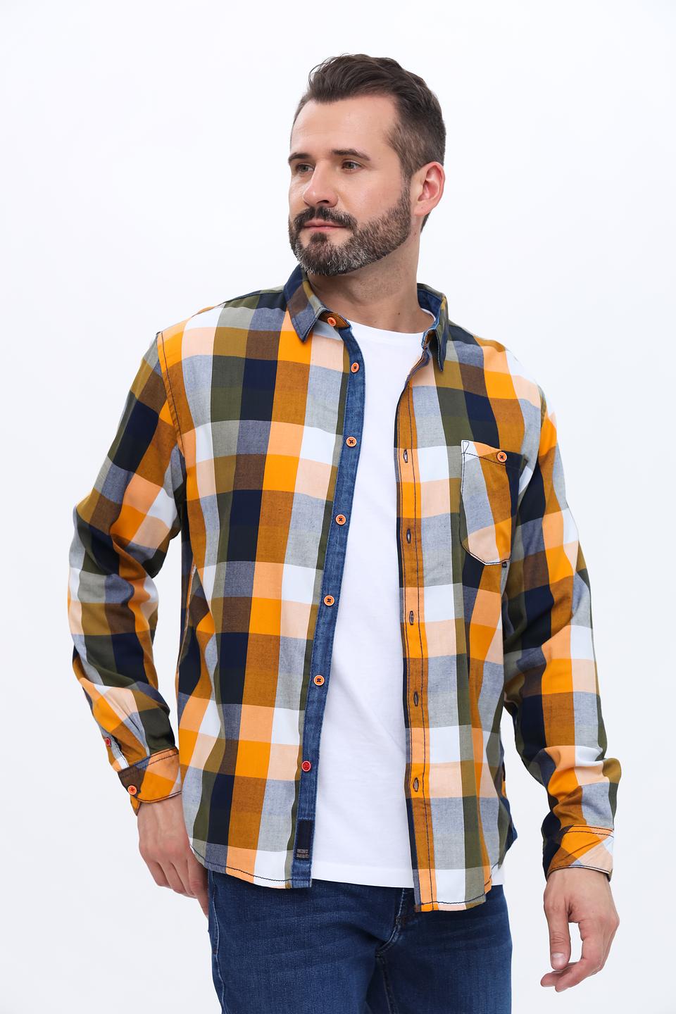 Рубашка Time Zone в клетку