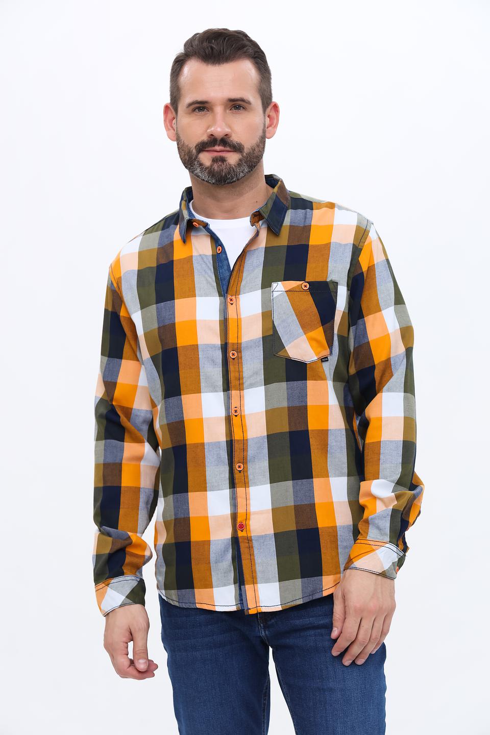 Рубашка Time Zone в клетку