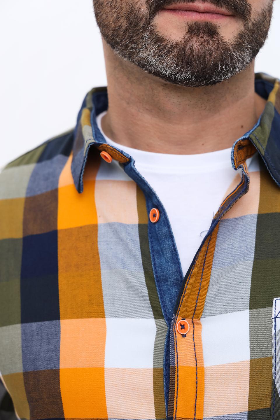 Рубашка Time Zone в клетку