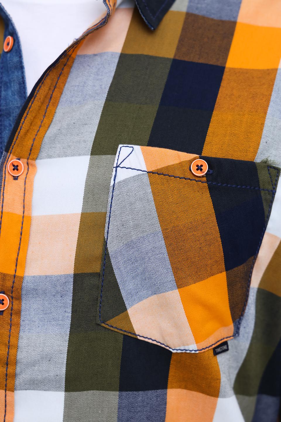 Рубашка Time Zone в клетку