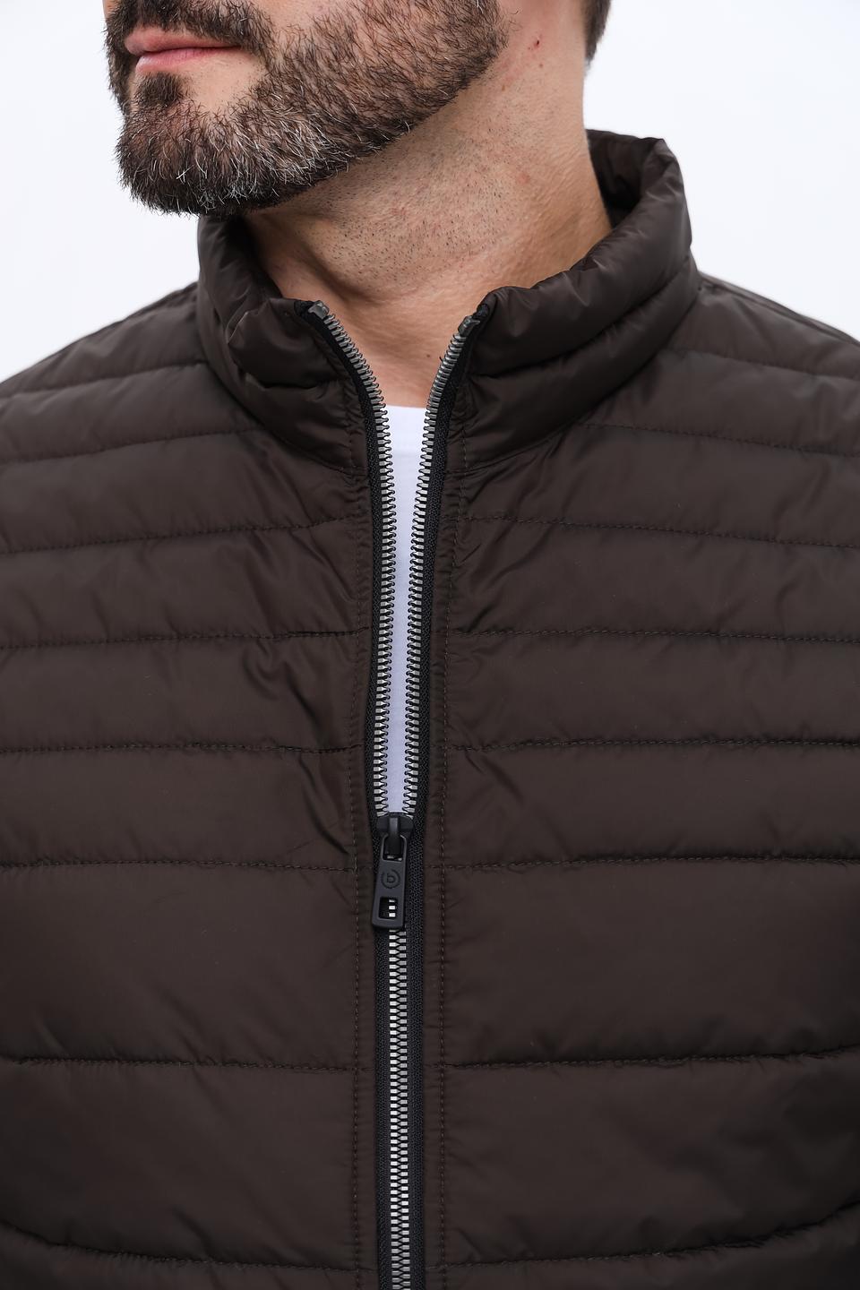 Куртка Bugatti стеганая коричневая