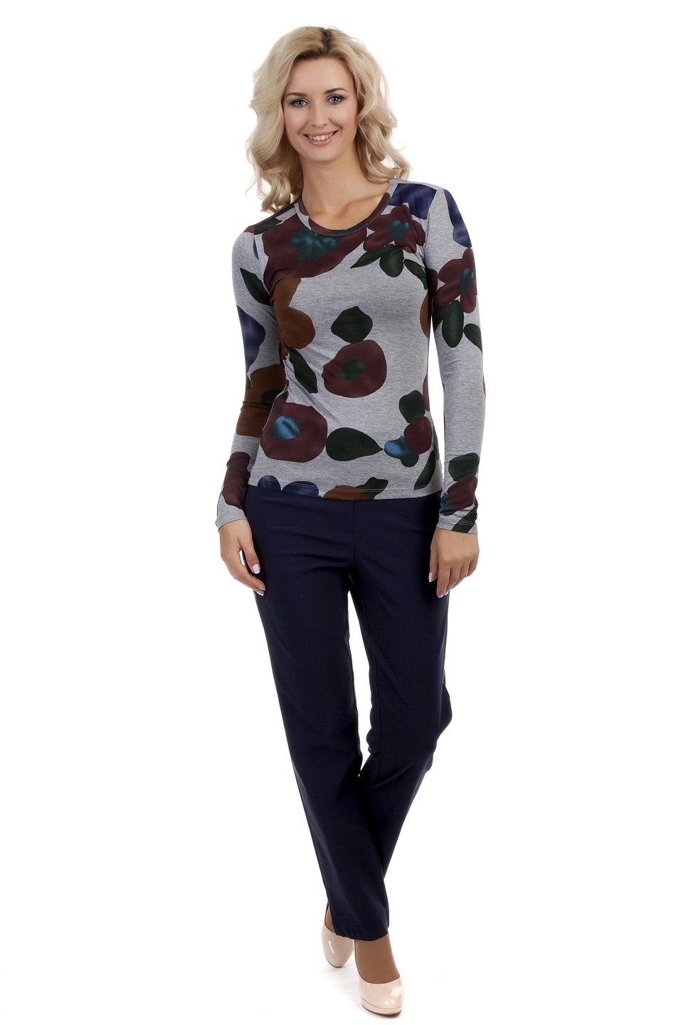 Брюки Via Appia классические темно-синие