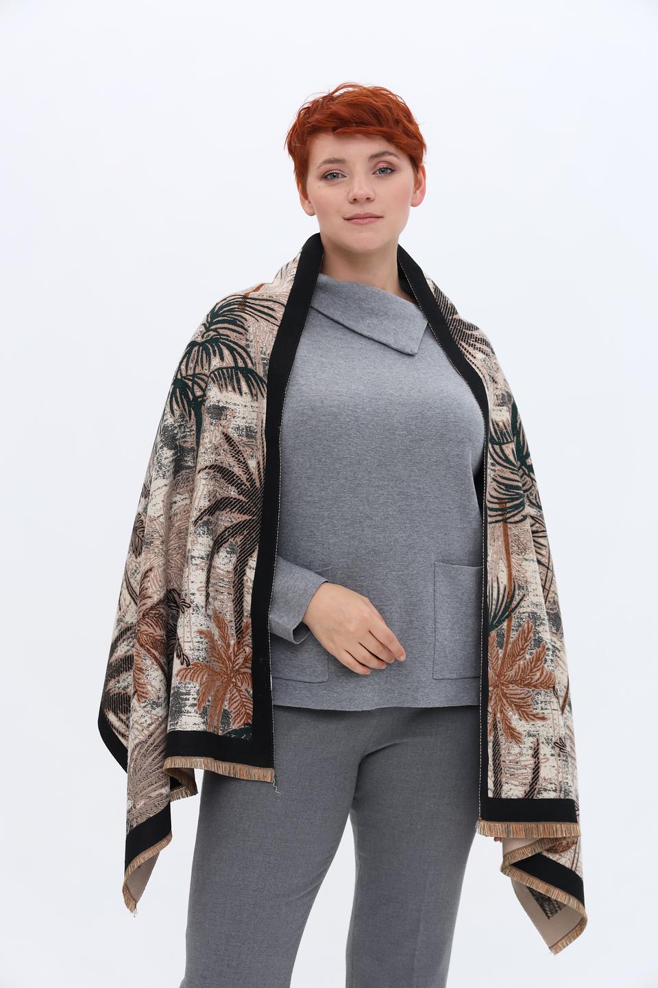 Шарф Pezzo с тропическим принтом
