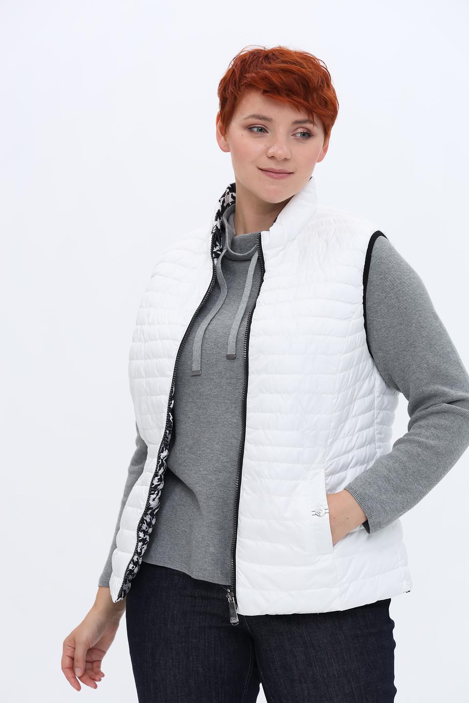 Жилет Lebek стеганый белый