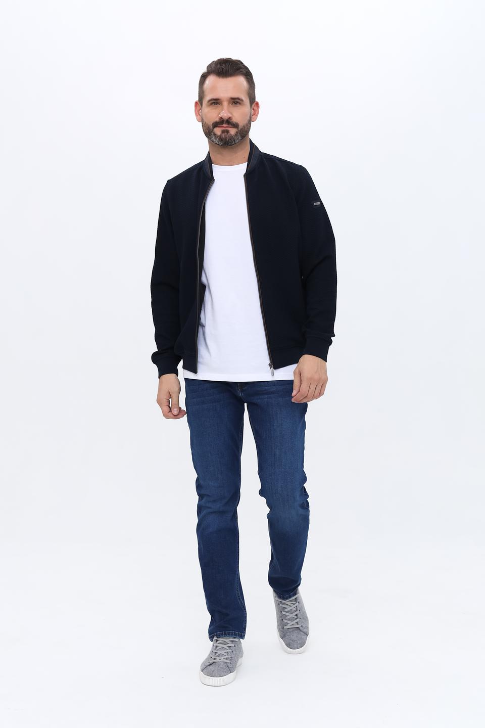 Кардиган Bugatti мужской тёмно-синий