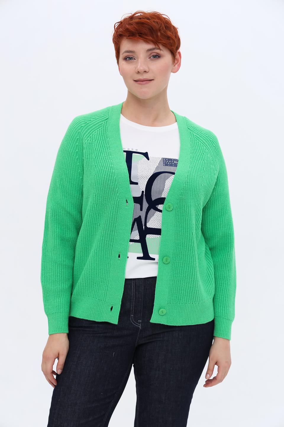 Кардиган Via Appia зелёный
