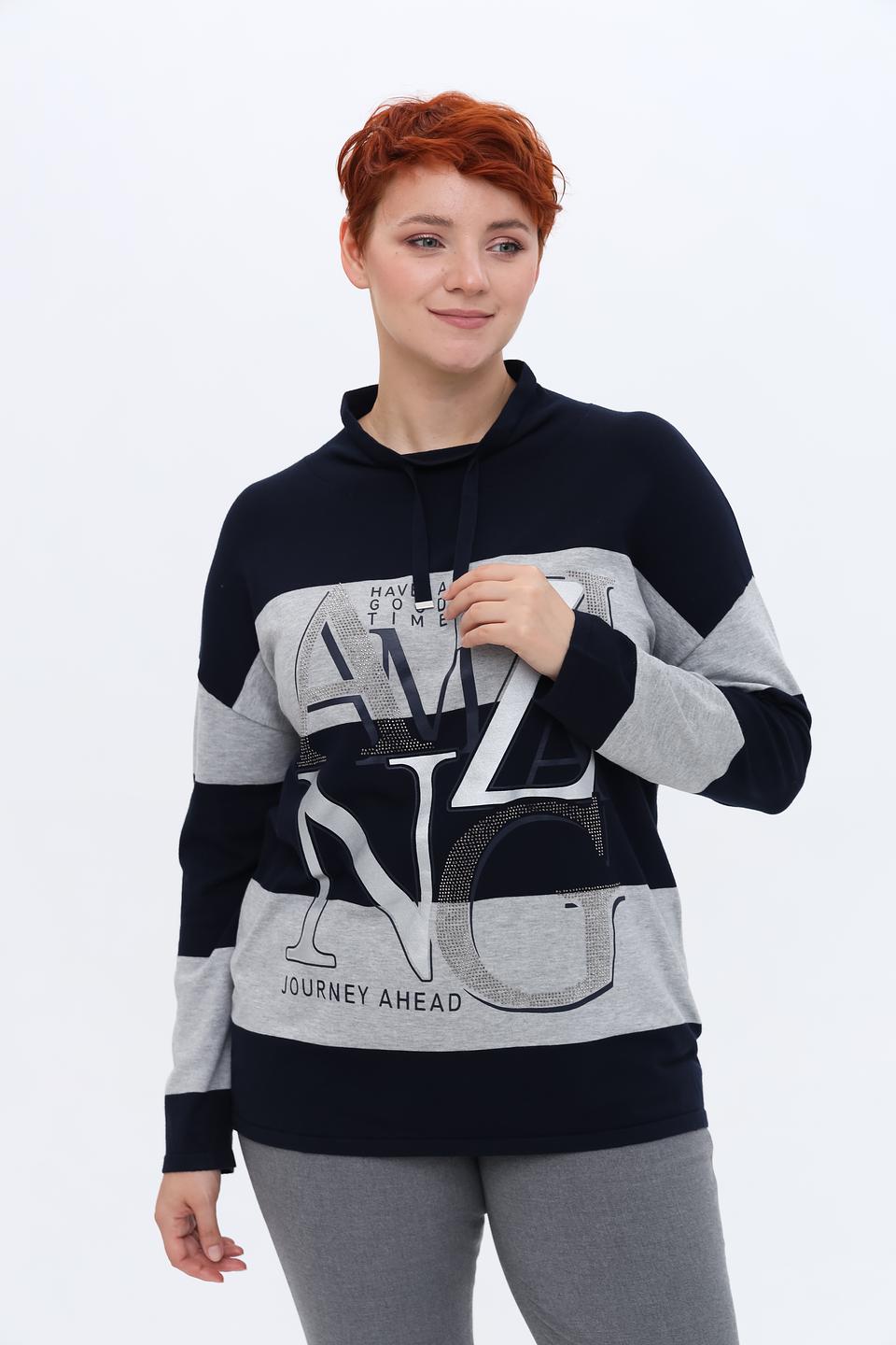 Пуловер Via Appia с принтом