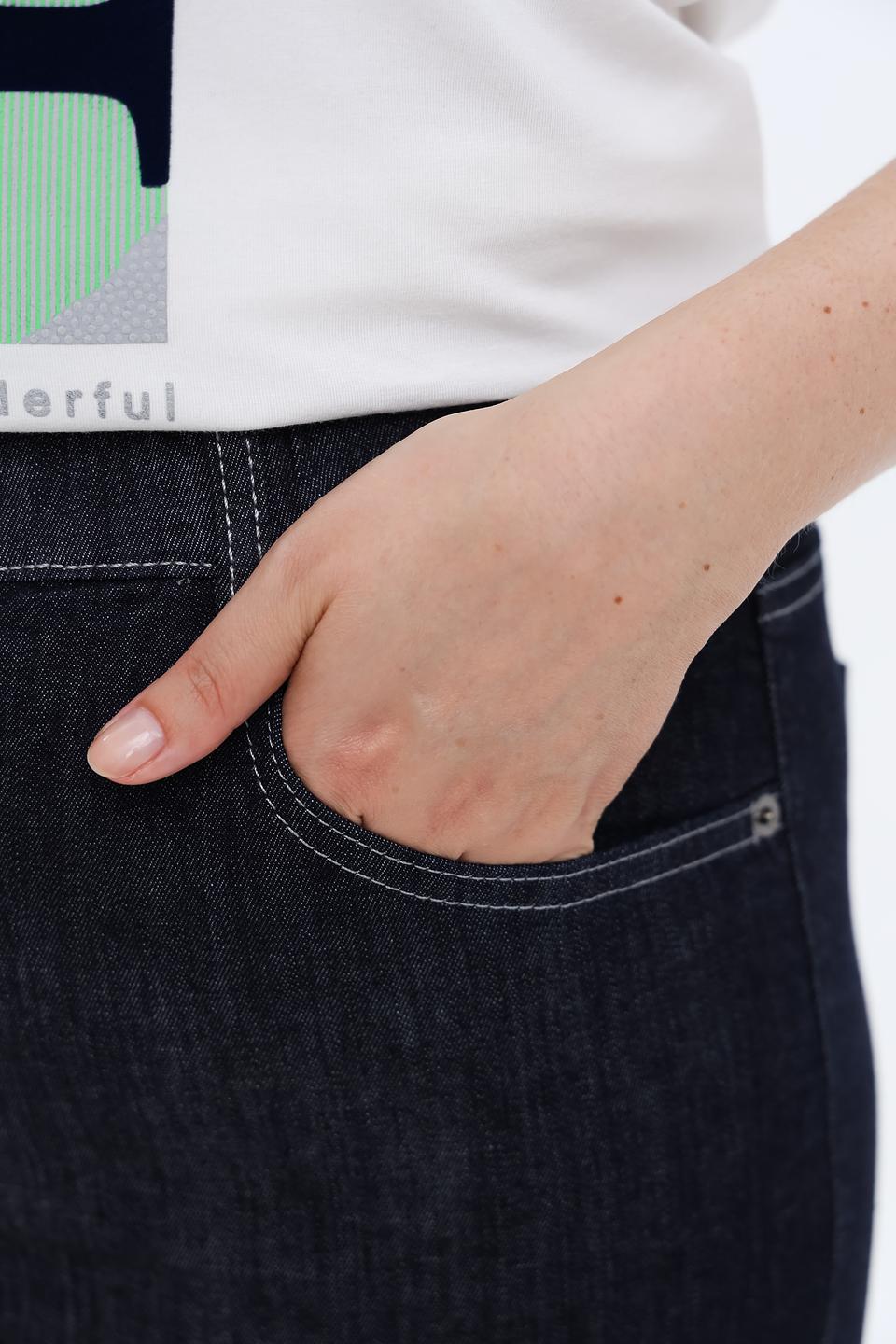 Джинсы Via Appia с манжетами