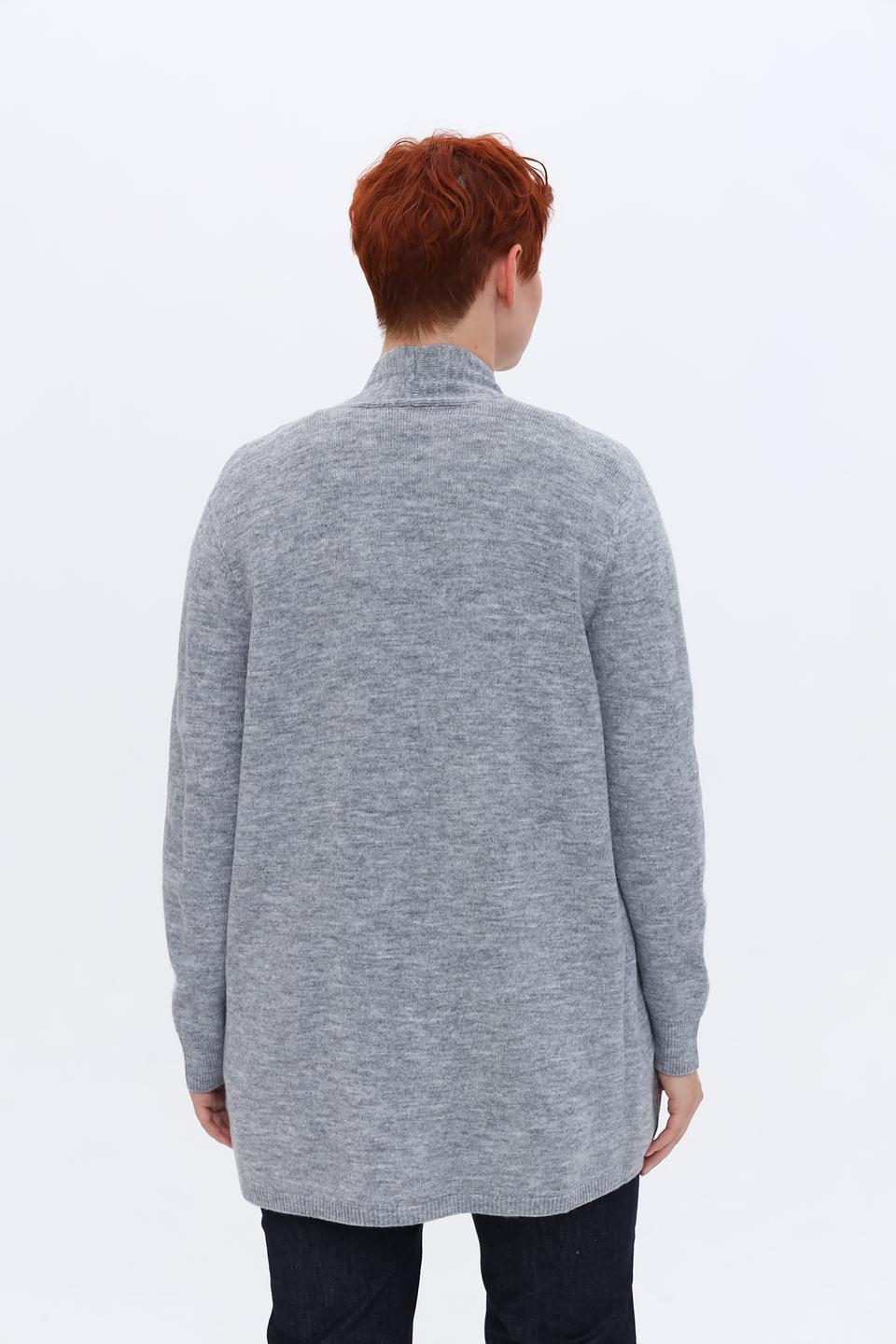 Кардиган Via Appia серый меланж