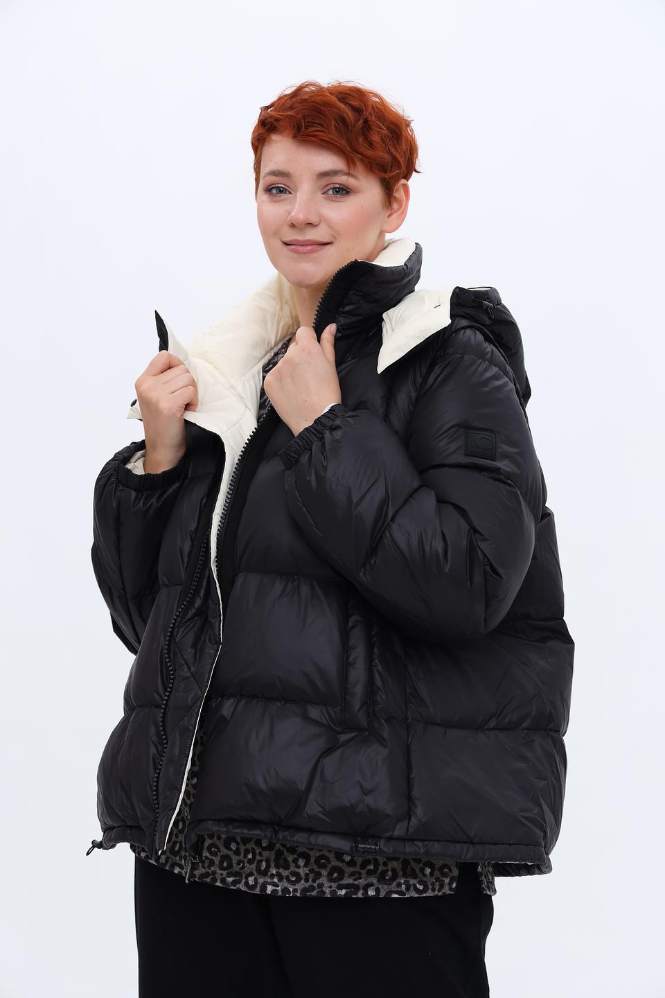 Куртка Luisa Cerano чёрная стеганая