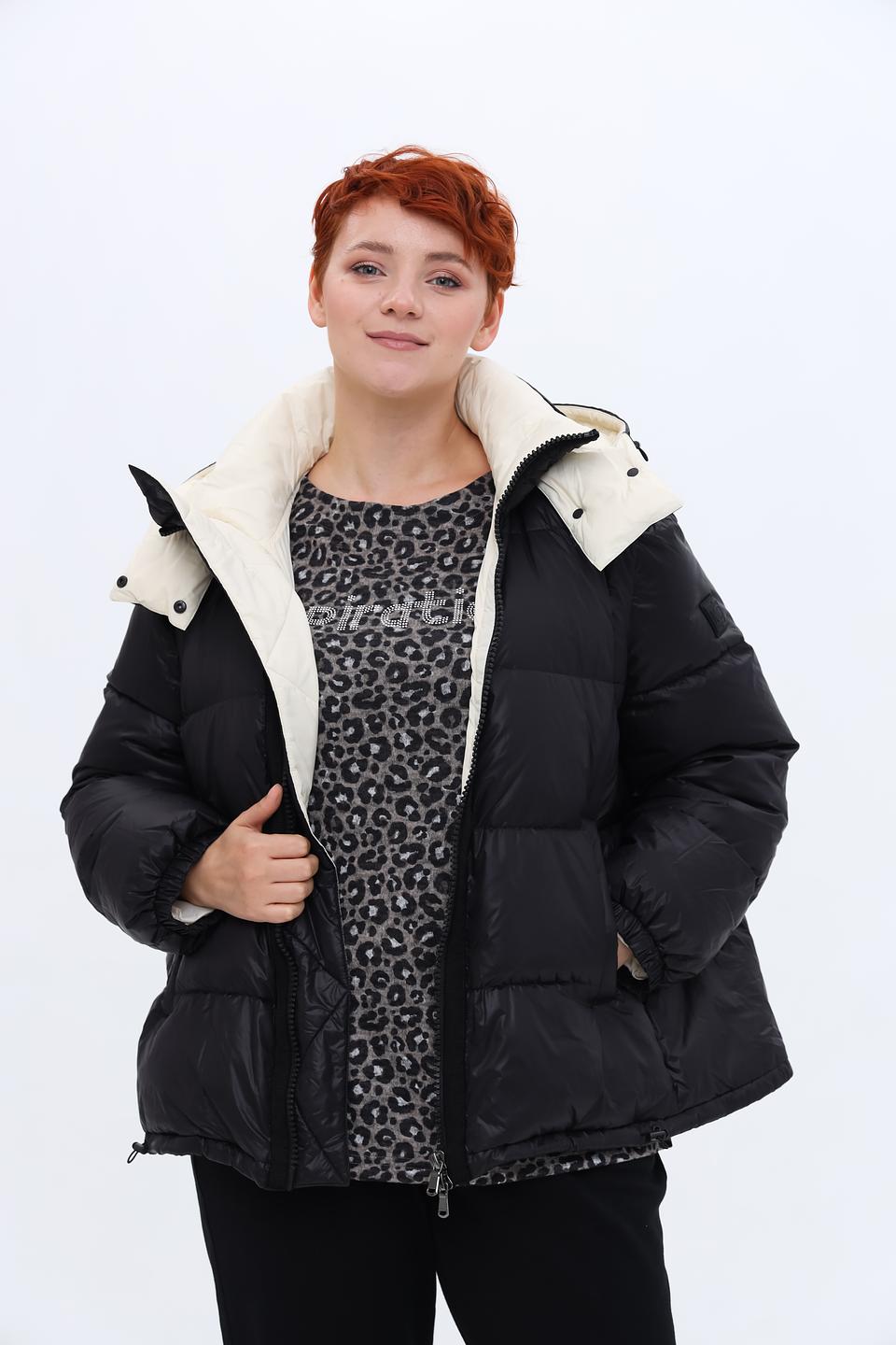 Куртка Luisa Cerano чёрная стеганая