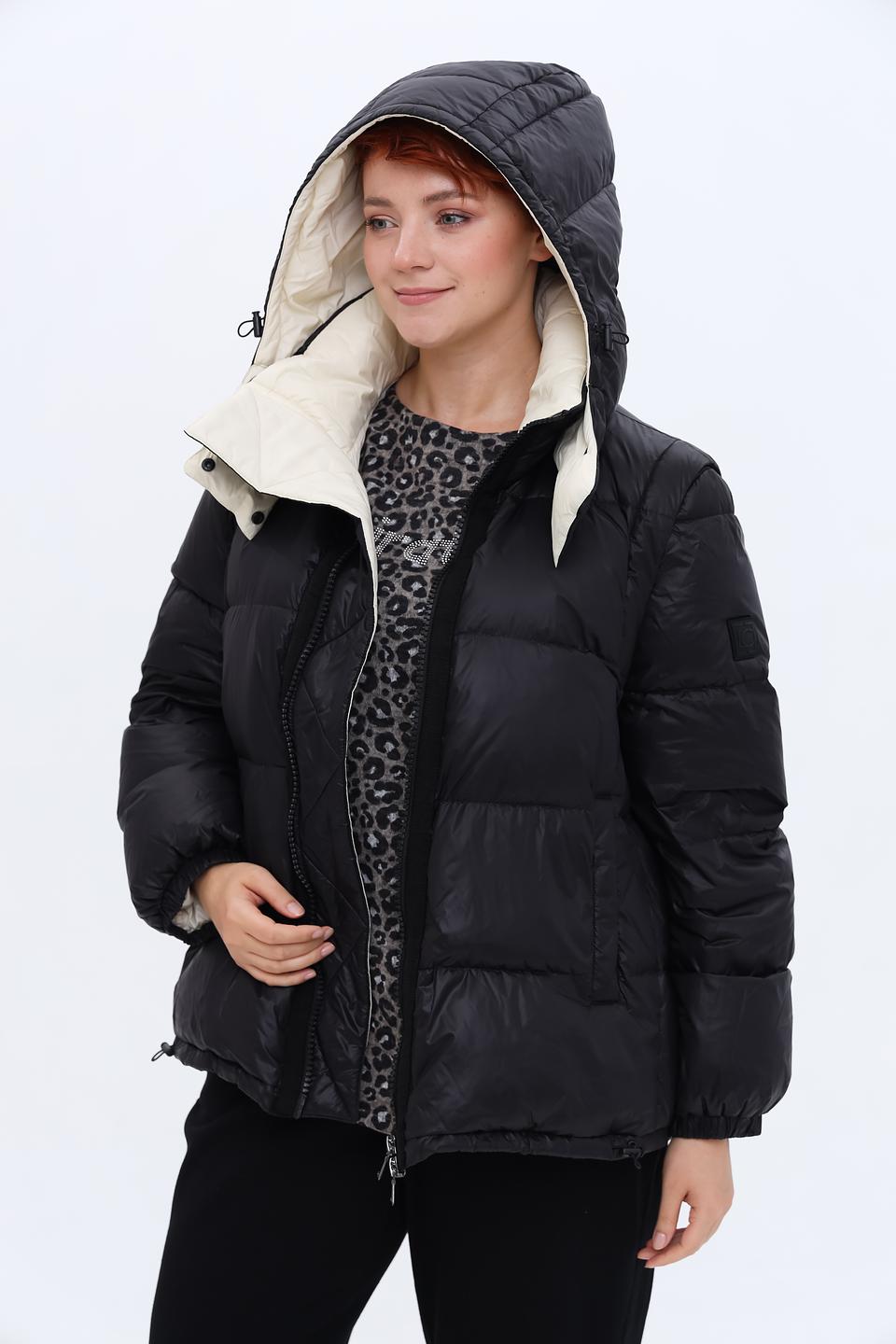 Куртка Luisa Cerano чёрная стеганая