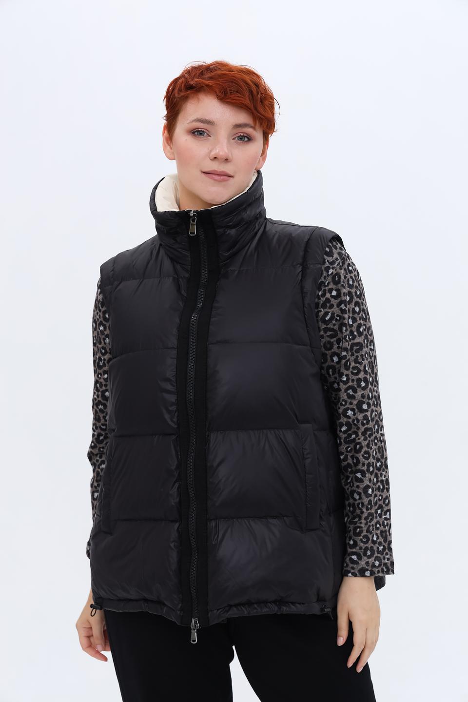 Куртка Luisa Cerano чёрная стеганая