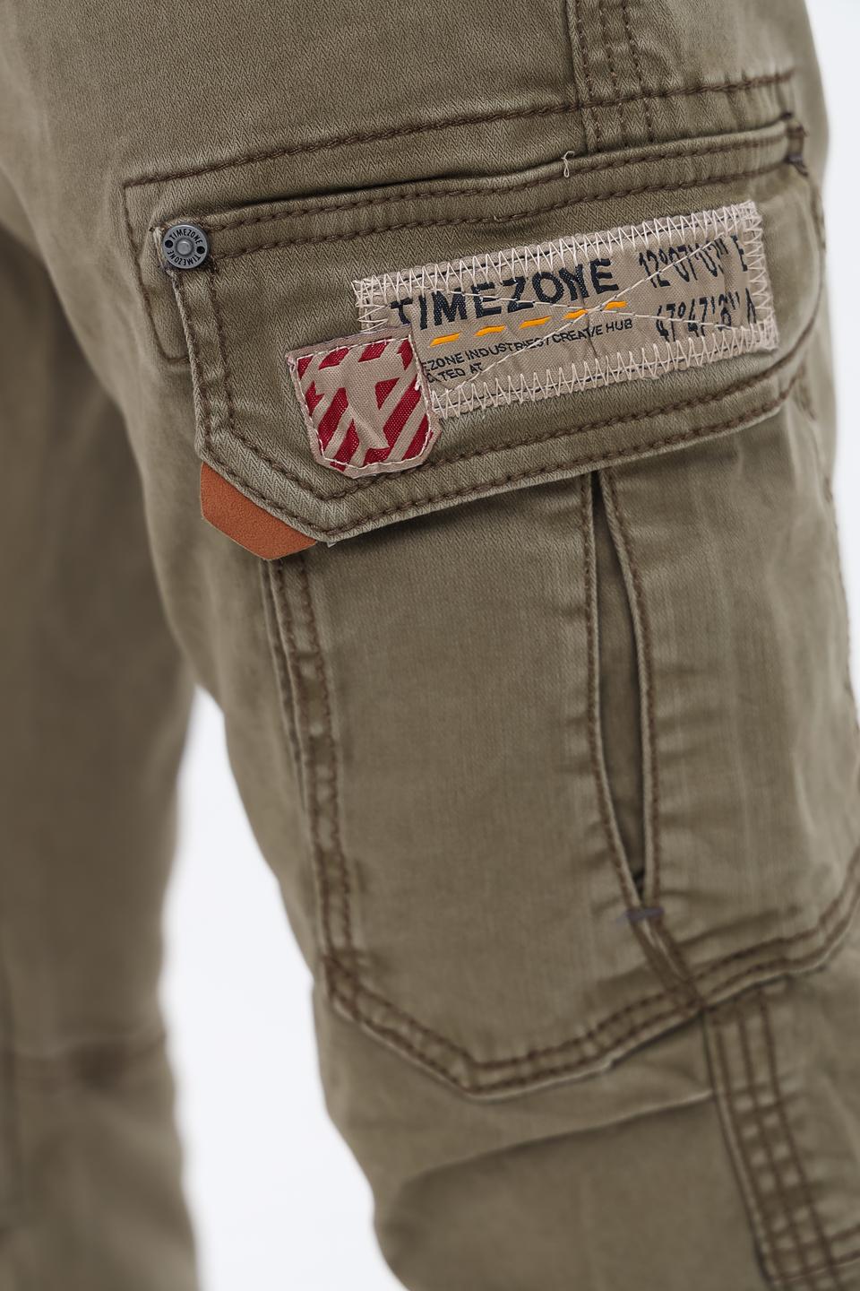 Брюки карго Time Zone хаки