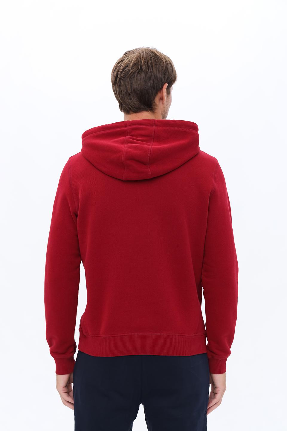 Толстовка Time Zone с логотипом красный