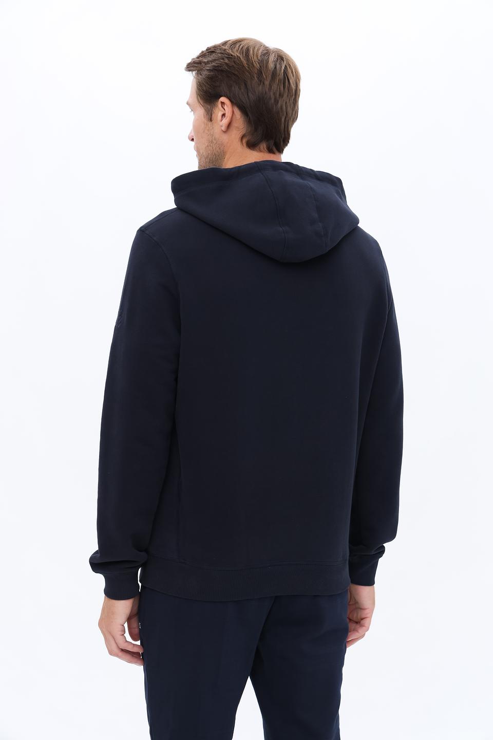 Толстовка Time Zone с логотипом темно-синяя