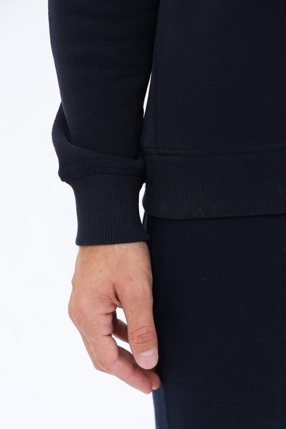 Толстовка Time Zone с логотипом темно-синяя