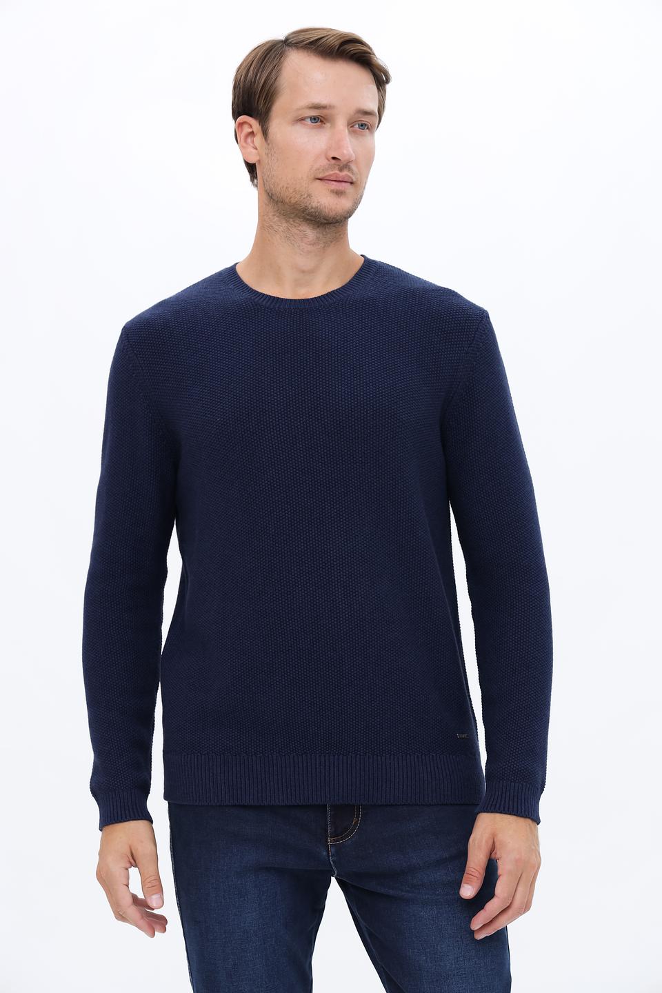 Джемпер Ragman мужской тёмно-синий