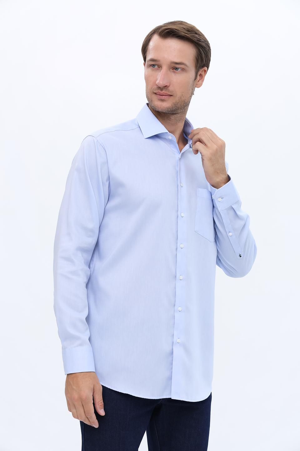 Рубашка дл Seidensticker голубая
