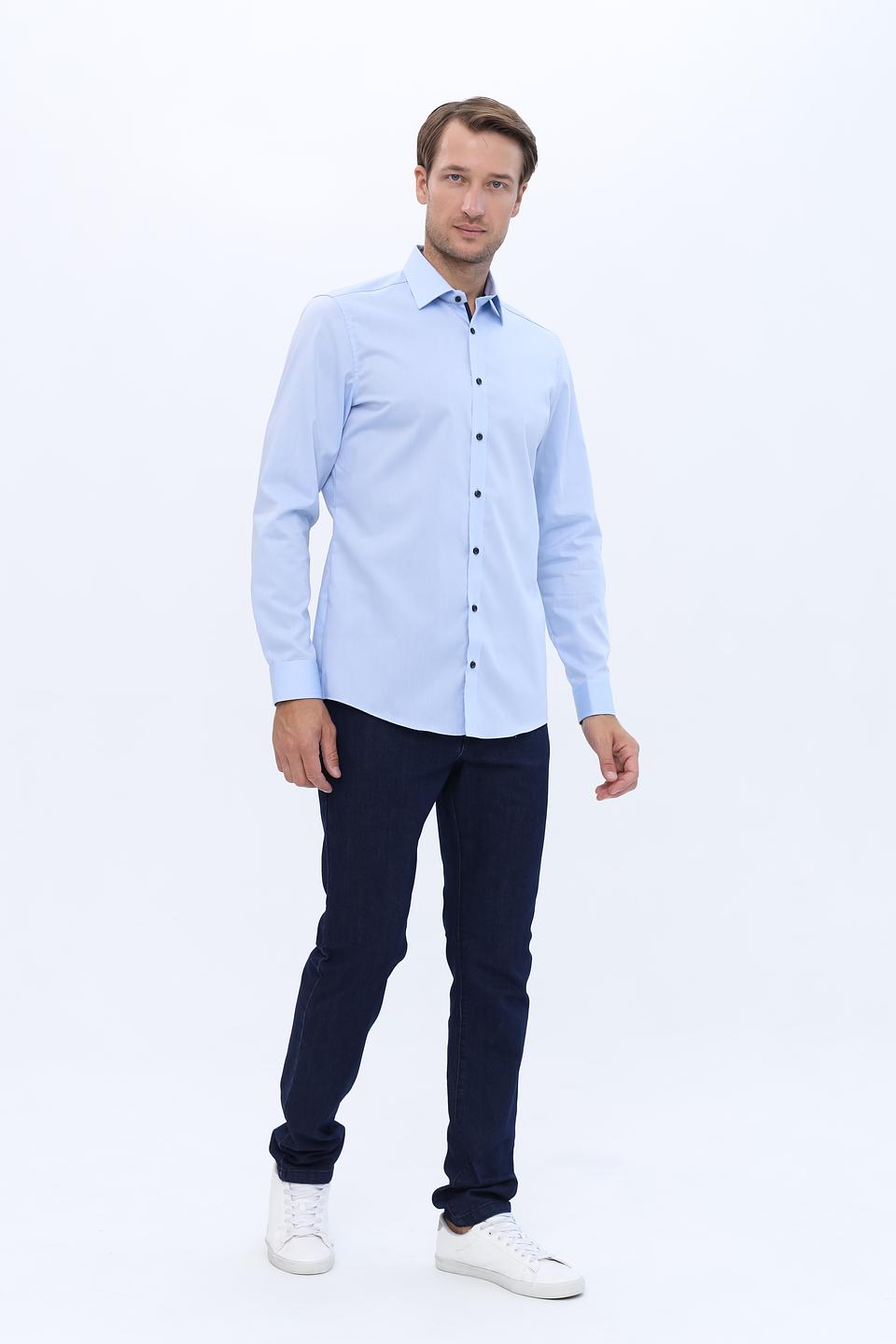 Рубашка Venti men голубая