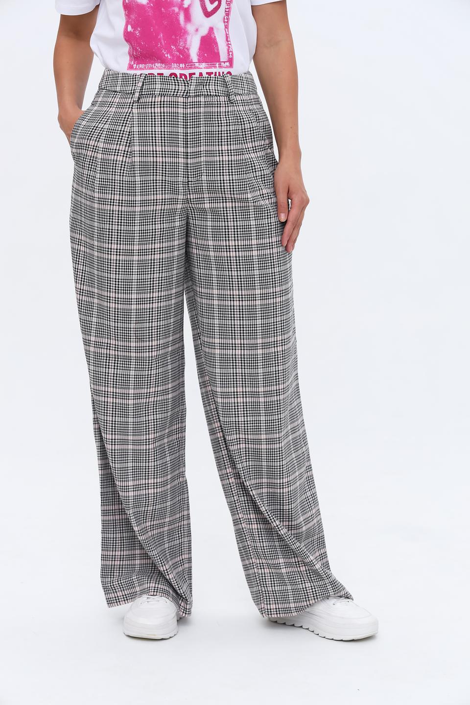 Брюки кл Tom Tailor в клетку