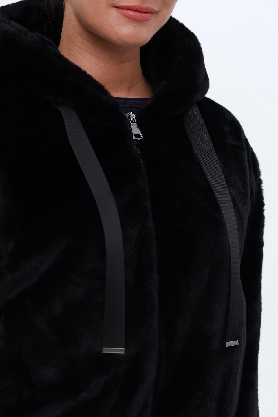 Куртка Broadway чёрная с капюшоном