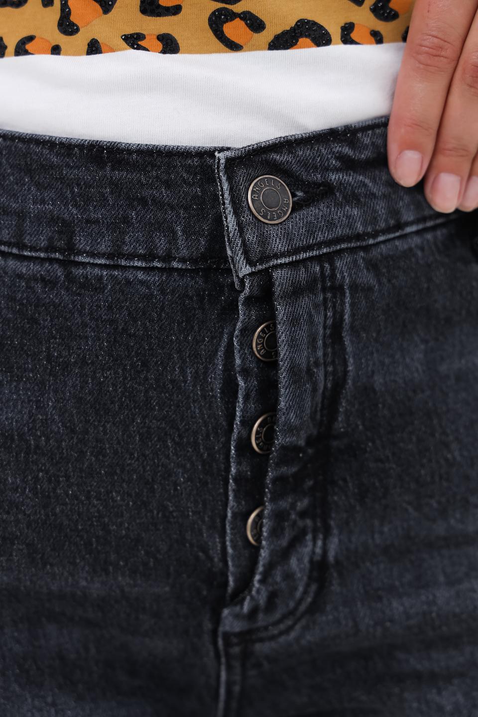 Джинсы Angels серый укороченные