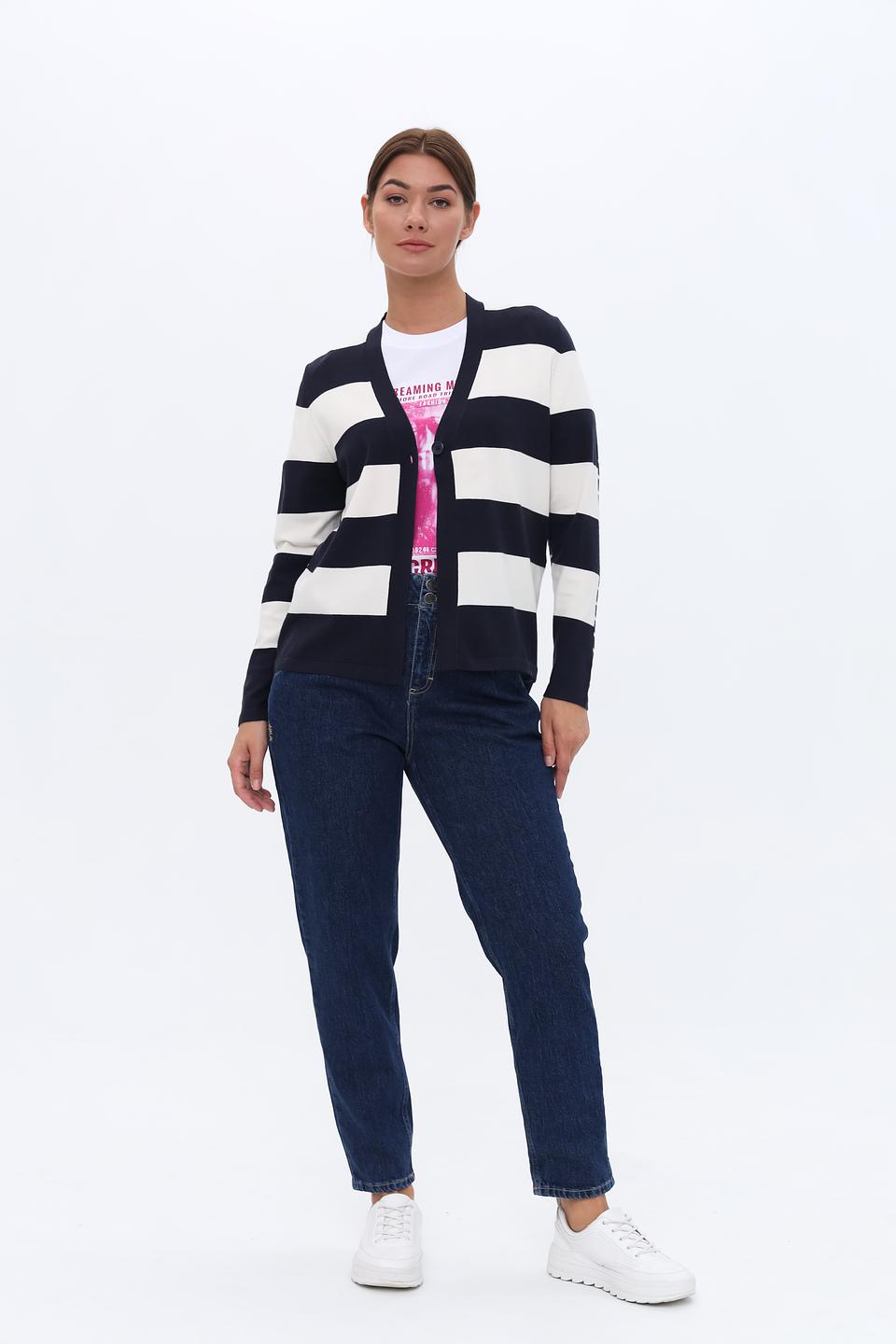 Кардиган Lebek в полоску