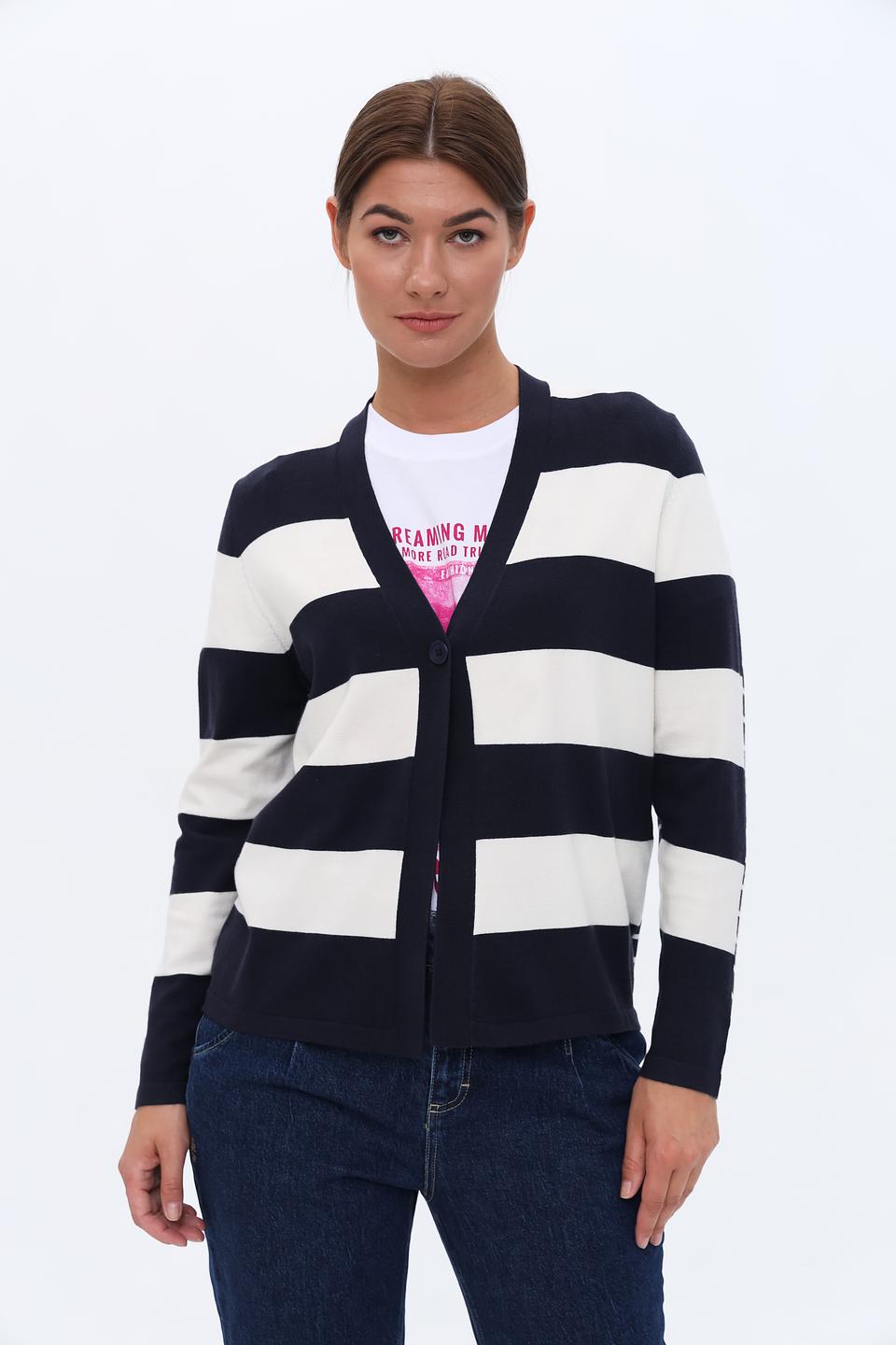 Кардиган Lebek в полоску