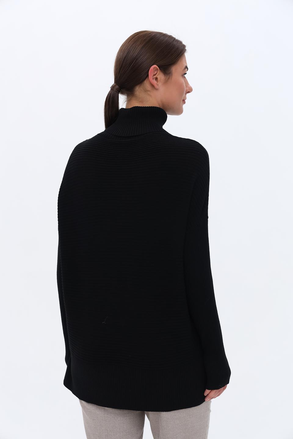 Пуловер Marc Aurel чёрный с горлом