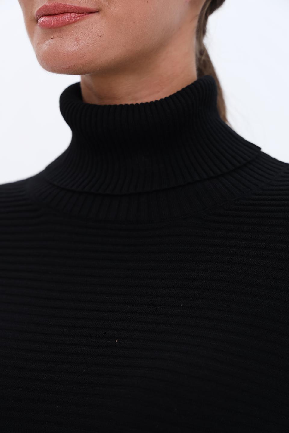 Пуловер Marc Aurel чёрный с горлом